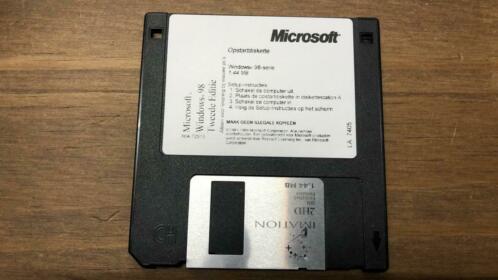 Microsoft Windows 98 Tweede Editie Opstartdiskette