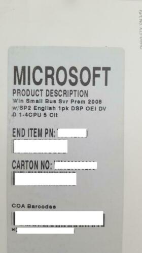 Microsoft Windows Small Business Server 2008 Premium Edition