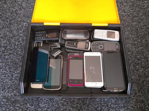 Middelgrote partij telefoons