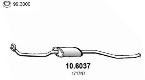 Middendemper CITROEN XSARA, XSARA Break, XSARA Coupe