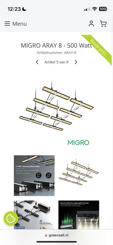 Migro aray 5x5 nieuw