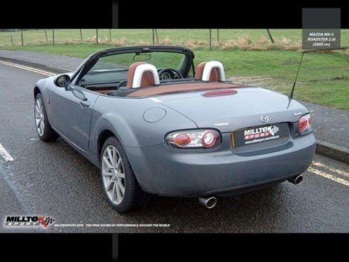 Milltek uitlaatsysteem Mazda Mx5 Mx-5 NC 2005