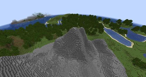 Minecraft World - Island  Mountain