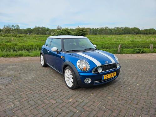 Mini Cooper 1.6 120pk 2007 Airco, Metallic blauw