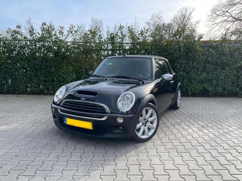 Mini cooper cabrio r52 1.6 airco leder zwart 2005