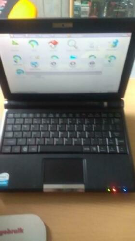 Mini laptop Asus Eee, zeer goed OS is LINUX (zeldzaam)