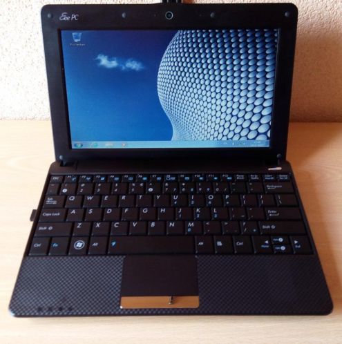 mini laptop Asus met Win7, MS Office 2010, case en muis