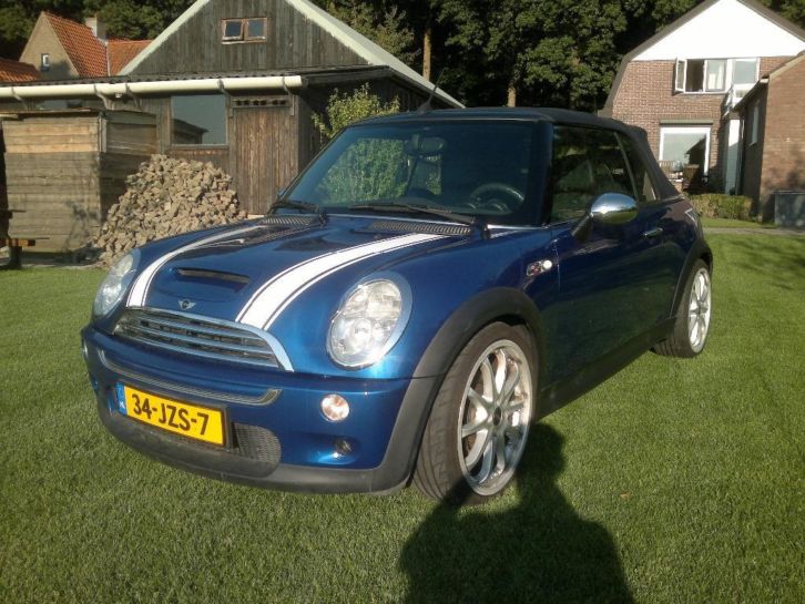 Mini Mini 1.6 16V Cooper S Cabrio 2004 Blauw