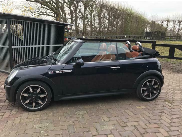 Mini Mini 1.6 16V Cooper S Cabrio 2007 Zwart