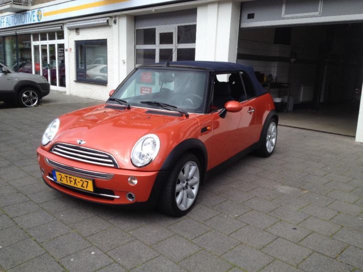 Mini Mini Cooper 1.6 Chili Cabrio, Airco, Leder