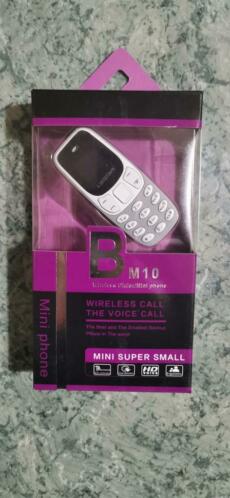 Mini telefoon met stemvervormer.