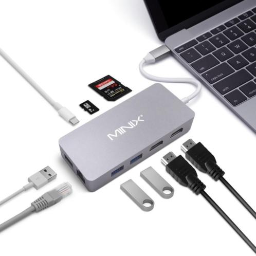 Minix NEO C PLUS Usb-C Multiport Adapter voor MacBook 