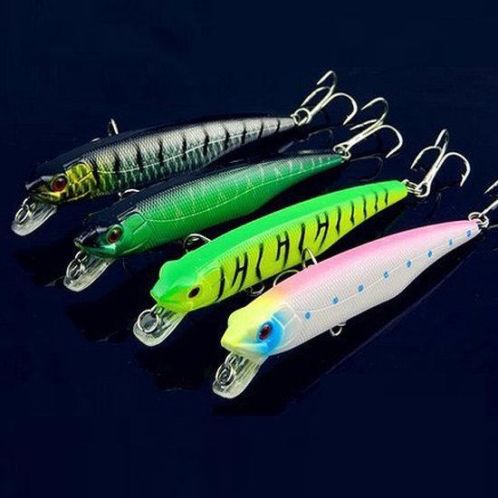 Minnow fishing Crankbait Bass Hook hard bait biomimicry f...