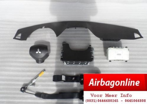 Mitsubishi ASX Outlander Colt Complete Airbag Set Dashboard