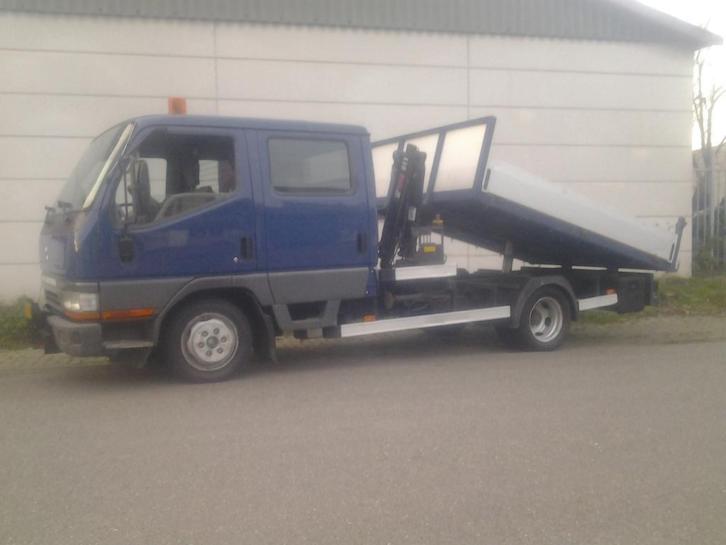 Mitsubishi Canter Kieper met Kraan