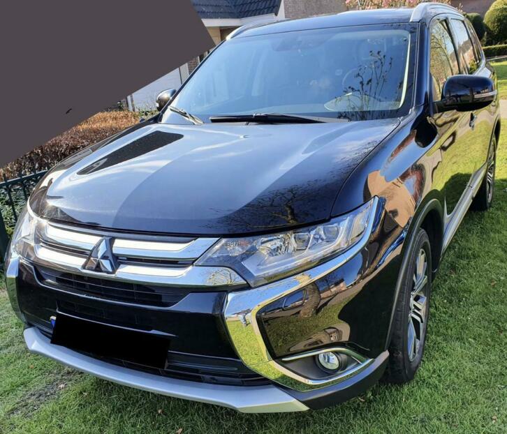 Mitsubishi Outlander 2.0 Instyle 4WD 2016 Zwart Leder 7-zit