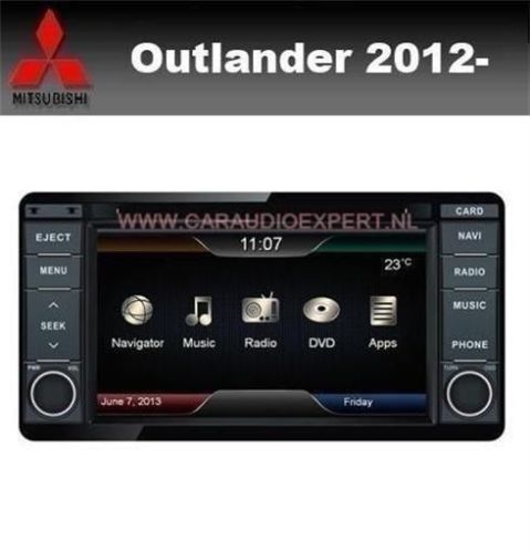 Mitsubishi Outlander PHEV radio navigatie bluetooth Rockford