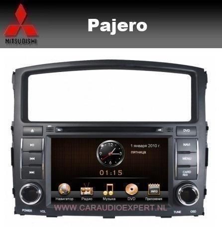 Mitsubishi Pajero radio DVD GPS navigatie bluetooth Rockford