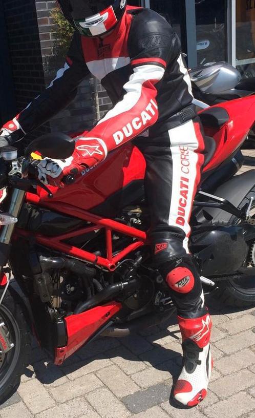 MJK Ducati lederen 2 delig motor pak