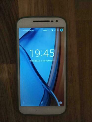 Mobiel - Motorola Moto G4 white smartphone