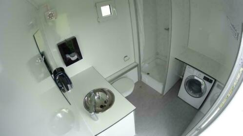 Mobiele badkamerbadkamers met wasmachinedroger