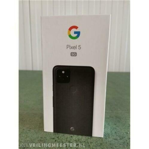 Mobiele telefoon Google, Pixel 5, Zwart
