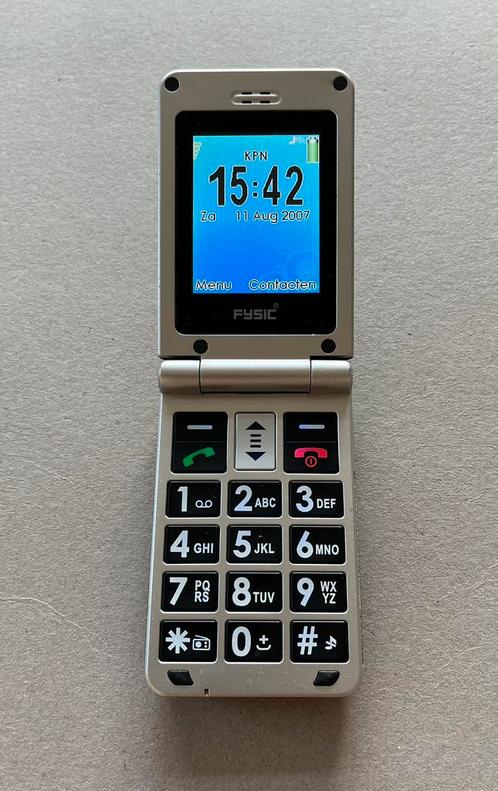 Mobiele telefoon met groot scherm voor ouderen enof slech