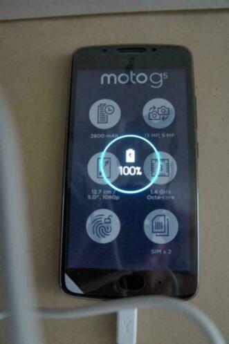 mobiele telefoon Motorola G5 16GB  4GB extra geheugenkaart