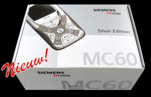 Mobiele Telefoon NOG NIEUW Siemens MC 60 Aanschafprijs  149