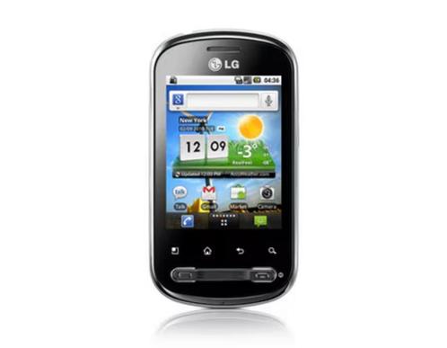 Mobiele telefoon smartphone LG P350 Optimus Me uit 2011