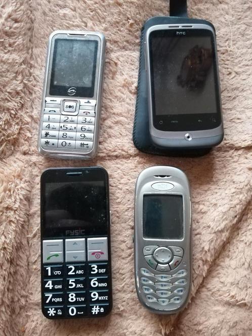 Mobiele telefoons, 4 verschillende