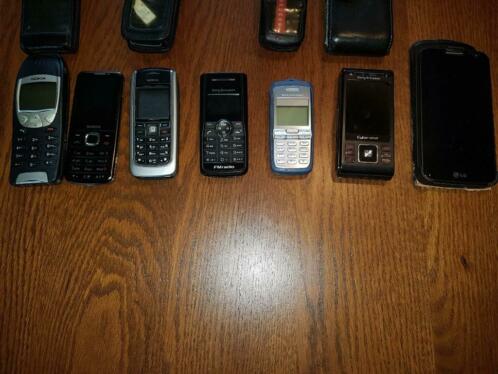 Mobielen Telefoons diversen (vintage) modellen oa Nokia 6700