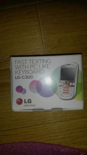 Mobieltelefoon LG-C300 Roze met wit