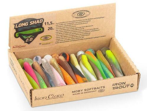 Moby Long Shad 2.0 Wild Mix set 11,5 cm 20 st. - Roofvis XL