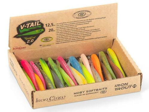 Moby V-Tail 2.0 Softbait Wild Mix set 12,5 cm 20 st.