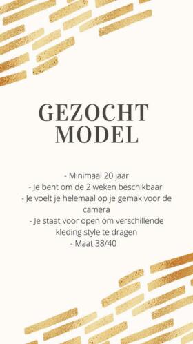 Model gezocht regio Almere