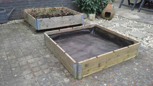Moestuinbakken, 2 stuks