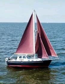 MOET NU WEG Kajuitzeilboot dart sailer 30 motor zeiler