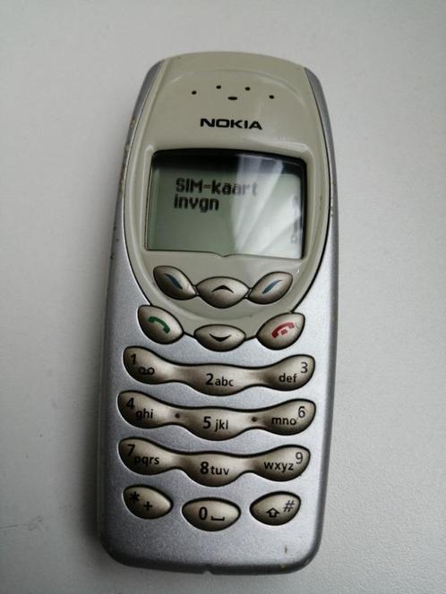 MOET NU WEG Stevige oude goede Nokia 3410 zilver met snake