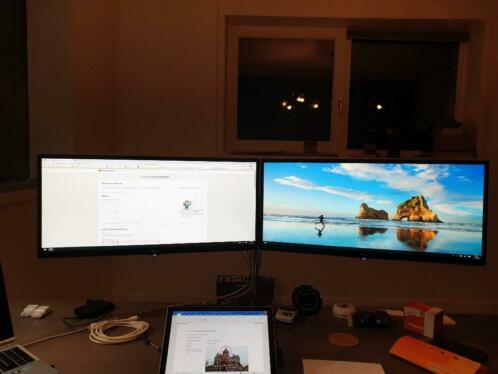 Monitor LG 29UM58-P Monitor Zwart IPS 29 inch scherm.