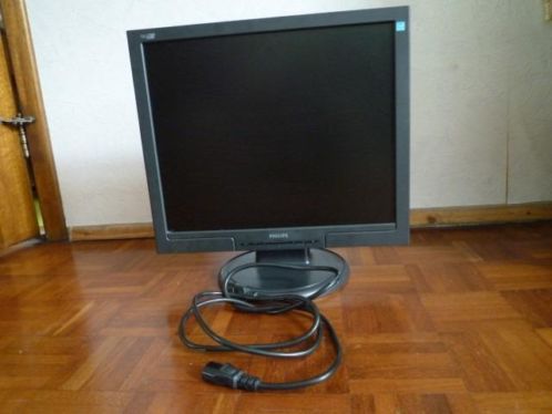 Monitor, Philips 19 inch. (zwart)