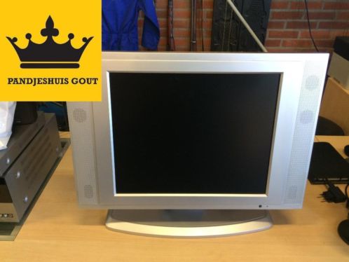 Monitor Zilver 19 inch met Boxen bij PANDJESHUIS GOUT
