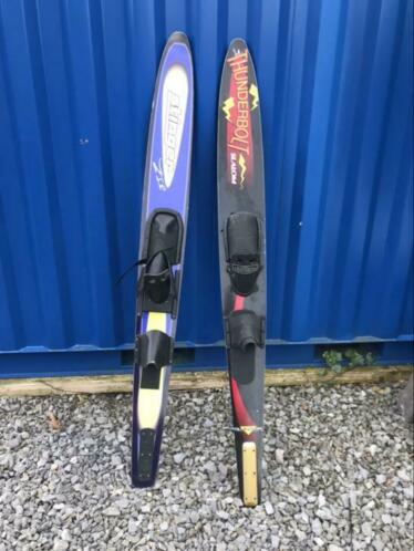 Mono ski en een gewone