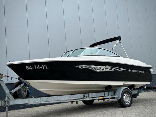 Monterey 180 FS Bowrider Zwart incl gekeurde kalf trailer.