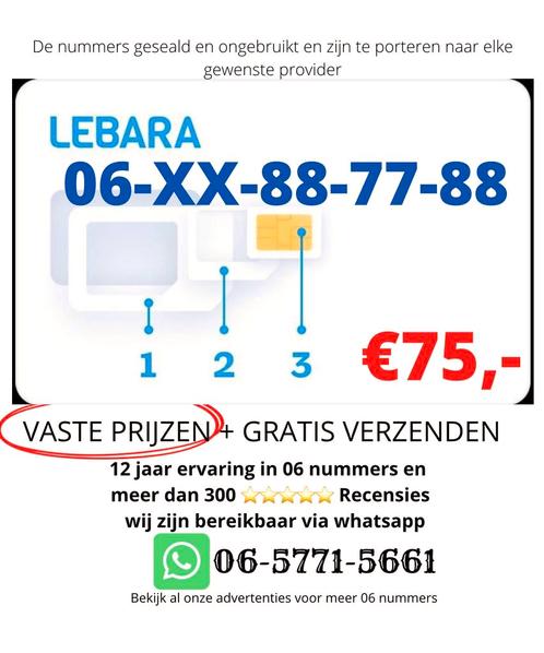 Mooi 06 nummer 06-XX-88-77-88