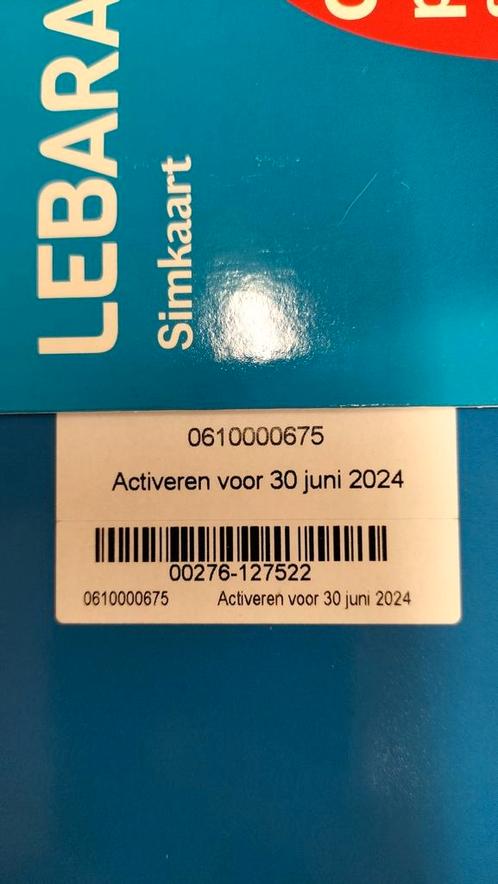 Mooi 06 Nummer Lebara Prepaid 06-10000675 Nieuw Geseald