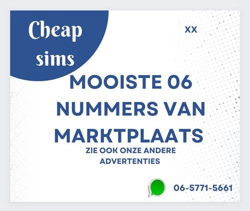 MOOI 06 NUMMER PREPAID SIMKAART GRATIS VERZENDEN