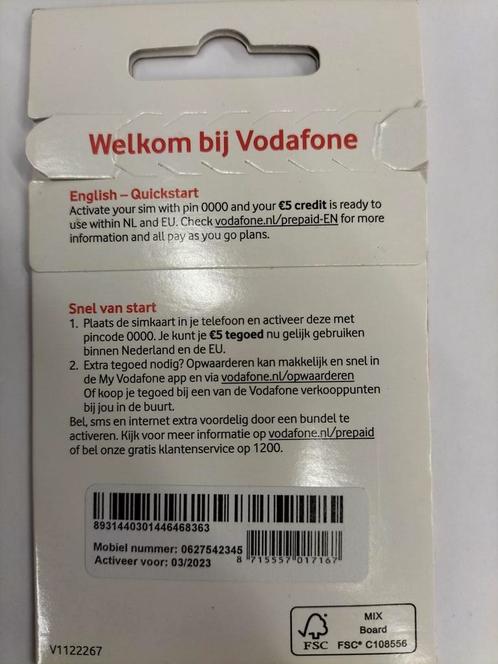 Mooi 06 Nummer Vodafone 06-27-54-2-3-4-5