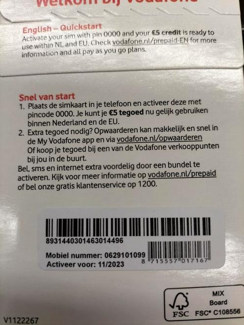 Mooi 06 Nummer Vodafone 06-29-10-10-99