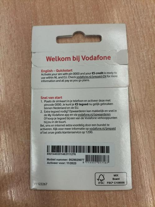 MOOI 06 NUMMER VODAFONE 06-290-290-77 NIEUW GESEALD